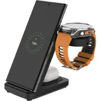 FIXED Station de charge inductive 3in1 for Garmin, Qi, 18W, fixe, noir