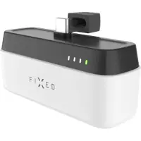 FIXED | Zen 5 Plug-in 20W Powerbank | FIXZEN-5PL-WH | 5000 mAh | USB-C: DC 5V/3A