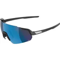 Alpina Lunettes de soleil Turbo Air Q-Lite Black Matt/Blue Mirror/Pink