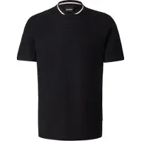 BOSS Polo en piqué de coton à encolure Henley