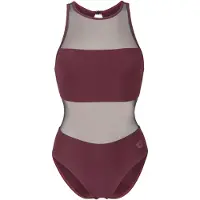 Arena Maillot de bain 'MESH PANEL VENT BACK' lie de vin