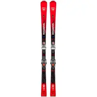 Rossignol - Packs (skis + fix) - Pack skis de piste - Hero LT TI Konect + NX12 2027 en Bois - Taille 177 cm - Rouge