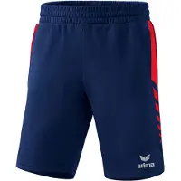 Erima Pantalon de sport marine / rouge / blanc