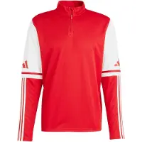 Adidas T-Shirt fonctionnel 'Squadra 25' rouge sang / blanc