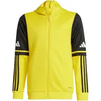 Adidas Veste de survêtement jaune / noir / blanc