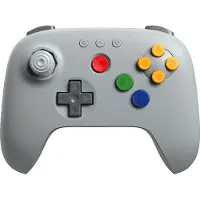 8Bitdo 64 Pc Gamepad Argenté