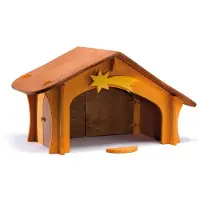 Ostheimer Crèche de Noël avec étoile + assiette oiseau