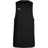 Puma T-Shirt fonctionnel 'Hoops Team' noir / blanc