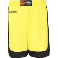 Spalding Pantalon de sport 'Hustle' jaune / noir