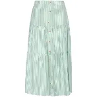 Usha Jupe 'Casual' menthe / blanc