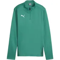 Puma T-shirt fonctionnel 'TeamGoal' pétrole / blanc