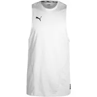 Puma T-Shirt fonctionnel 'Hoops Team' noir / blanc