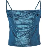 Faina Haut 'Festive' bleu