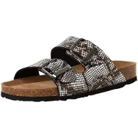 Tamaris Mule marron / brun foncé / gris / noir