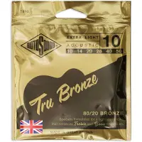 Rotosound Tb10 Tru Bronze - Jeu De Cordes Guitare Acoustique - 10-50