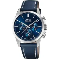 Lotus Montre à affichage analogique 'Chronograph Chrono' bleu