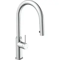 Schutte Robinet Cuisine BLACKPOOL Robinet d'évier Chrome Extractible Pivotant 79516