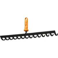Fiskars Râteau OneClick Largeur de travail 359 mm Longueur des dents 75 mm 14 dents