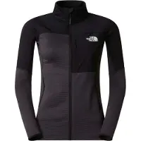 The North Face - Polaire en Polartec&reg; - W Polartec Powergrid Stormgap Jacket Asphalt Grey TNF Black pour Femme - Taille XS - Gris