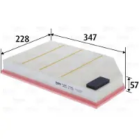Valeo 585276 Luchtfilter