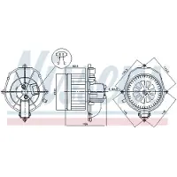 Nissens Pulseur d'air habitacle NIS 87518