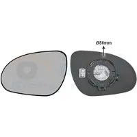 VAN WEZEL 8207835 Spiegelglas, buitenspiegel