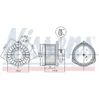 Nissens Pulseur d'air habitacle NIS 87531