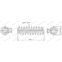 Monroe Ressort de suspension SPRINGS SE2801