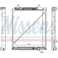 Nissens Radiateur moteur NIS 62653A