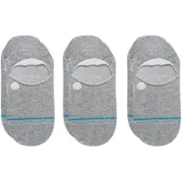 Stance Icon No Show Socks 3 Pairs Gris EU 38-42