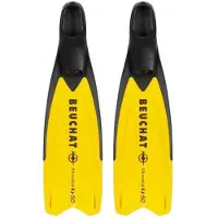 BEUCHAT Mundial One-50 Soft Flex Freediving Fins Jaune EU 41-42