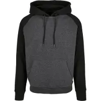 Build Your Brand Basic Raglan Hoodie Gris XS Homme
