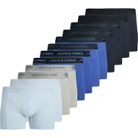 Jack & Jones Boxers 'JACCooper' bleu / marine / bleu clair / gris chiné