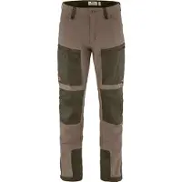 Fjall Raven - Pantalon résistant de randonnée - Keb Agile Trousers M Suede Brown Dark Olive pour Homme en Coton - Taille S/M - Marron