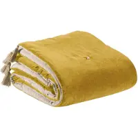 Vivaraise Edredon Pompons Elise Mais 80 X 180 Cm Vivaraise