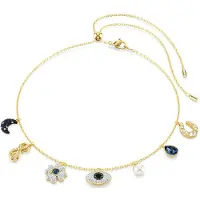 Swarovski Chaîne marine / or / blanc