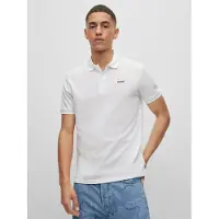 HUGO BOSS T-Shirt 'Donos' noir / blanc