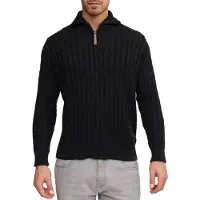 Indicode Regular Fit Pull-over Tirettenoir, Unicolore