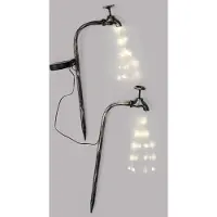 Bonprix Piquet de jardin solaire en forme de robinet