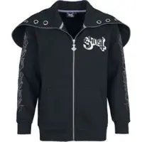 Ghost Sweat-shirt zippé à capuche de - - Collection Signature EMP - S - 3XL - pour Femme - noir - Taille 3XL