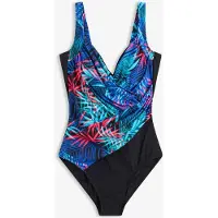 Bonprix Maillot 1 pièce sculptant croisé, maintien léger