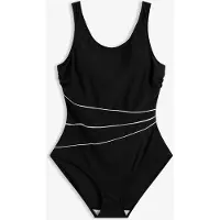 Bonprix Maillot sculptant avec coutures décoratives, maintien léger