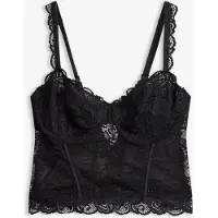 Bonprix Top soutien-gorge en dentelle