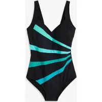 Bonprix Maillot sculptant à empiècement, maintien modéré