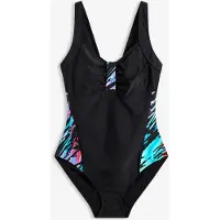 Bonprix Maillot sculptantavec empiècement imprimés, maintien modéré