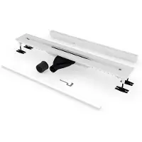 Mydrain Micro Line rigole de douche 70cm grille pour sols coulés