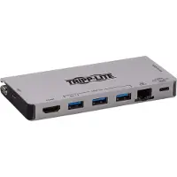 Eaton U442-DOCK5D-GY Tripplite Series USB-C Dock - 4K HDMI, USB 3.2 Gen 1