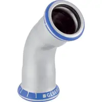 Geberit Mapress acier inoxydable pliage 45 ° 15 mm (30602) (Raccord à sertir)