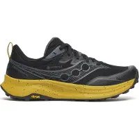 Saucony - Chaussures de trail en GORE-TEX - Peregrine 16 Gtx Black/Oil pour Homme - Taille 46 - Noir