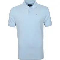 Barbour Polo Basique Piqué Bleu Clair
